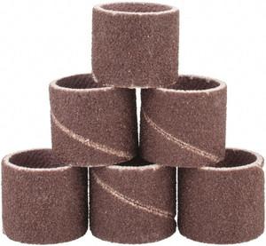 Dremel 120 Grit Aluminum Oxide Coated Spiral Band 1/2" Diam, Fine Grade 432 - 09023912