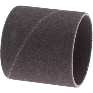 Merit Abrasives 120 Grit Aluminum Oxide Coated Spiral Band 1-1/2" Diam x 1-1/2" Wide, Fine Grade 08834196066 - 09609918