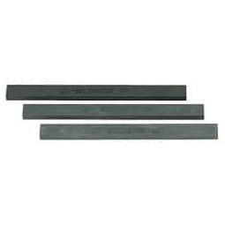 Made in USA 400 Grit Aluminum Oxide Square Polishing Stone Super Fine Grade, 1/4" Wide x 6" Long x 1/4" Thick 81-462-4 - 05943568