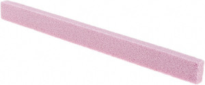 Made in USA 80 Grit Aluminum Oxide Rectangular Polishing Stone Very Soft Grade, 1/2" Wide x 6" Long x 1/4" Thick UA4A2FR80 - 69175602