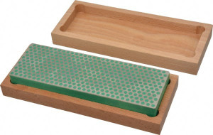 DMT 6" Long x 2" Wide x 3/4" Thick, Diam ond Sharpening Stone Rectangle, 1200 Grit, Extra Fine Grade W6E - 05126636