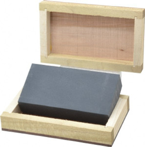Made in USA 4" Long x 2" Wide x 3/4" Thick, Novaculite Sharpening Stone Rectangle, Extra Fine Grade USHB4 - 05108907