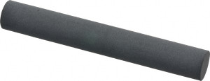Made in USA 3" Long x 1/2" Diam x 1/2" Thick, Novaculite Sharpening Stone Round, Ultra Fine Grade USHF883 - 05111224