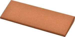Made in USA 4-1/2" Long x 1-3/4" Diam x 1/2" Thick, Aluminum Oxide Sharpening Stone Round, Fine Grade U183A - 71459242