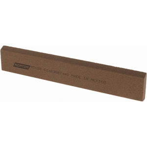 Norton 6" Long x 1" Wide x 1/4" Thick, Aluminum Oxide Sharpening Stone Rectangle, Medium Grade 61463687440 - 04178927