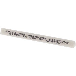Norton 3" Long x 1/4" Wide x 1/4" Thick, Novaculite Sharpening Stone Triangle, Ultra Fine Grade 61463686620 - 05131131