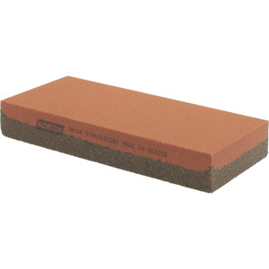 Norton 4" Long x 1-3/4" Wide x 5/8" Thick, Aluminum Oxide Sharpening Stone Rectangle, Coarse, Fine Grade 61463685550 - 56982291