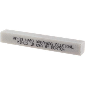 Norton 3" Long x 3/8" Wide x 3/8" Thick, Novaculite Sharpening Stone Square, Ultra Fine Grade 61463686595 - 60872058