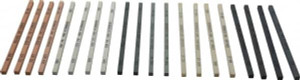 Value Collection 20 Piece Aluminum Oxide & Silicon Carbide Polishing Stone Kit Very Fine, Extra Fine & Super Fine 890-6312 - 05094727