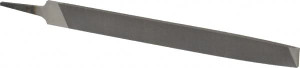 Nicholson 12" Long, Smooth Cut, Mill American-Pattern File Single Cut, 7/32" Overall Thickness, Tang 08799NN - 80755432