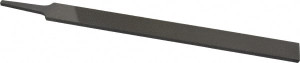Nicholson 12" Long, Bastard Cut, Flat American-Pattern File Double Cut, 9/32" Overall Thickness, Tang 06084N - 80756315