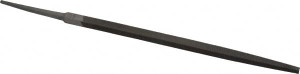 Nicholson 6" Long, Smooth Cut, Square American-Pattern File Double Cut, Tang 13033 - 80760135