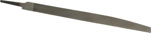 Nicholson 12" Long, Bastard Cut, Knife American-Pattern File Double Cut, 9/32" Overall Thickness, Tang 07085N - 80762412