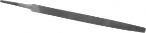 Nicholson 8" Long, Bastard Cut, Triangle American-Pattern File Double Cut, Tang 16036NNN - 80763113