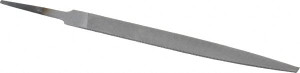 Nicholson 6" Long, Smooth Cut, Warding American-Pattern File Double Cut, 5/64" Overall Thickness, Tang 16729NN - 80764137