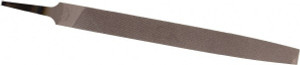 Nicholson 10" Long, Smooth Cut, Flat American-Pattern File Double Cut, Tang 03731NN - 98338668