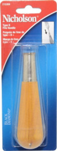 Nicholson 4-7/8" Long x 1-5/16" Diam File Handle For Use with 10 & 12" Files 21526N - 05331020