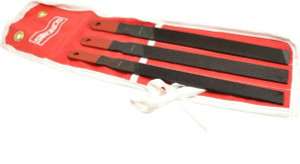 Simonds Saw 3 Piece American Pattern File Set 8", 10" Long, Bastard Coarseness, Paddle Handle, Set Includes Mill 72758880 - 85423895