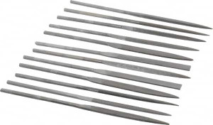 Value Collection 12 Piece Swiss Pattern File Set 6-1/4" Long, 0 Coarseness, Round Handle, Set Includes Barrette, Crossing, Equalling, Flat, Half Round, Knife, Round, Round Edge Joint, Slitting, Square, Three Square 382-0060 - 00673202