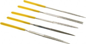Value Collection 5 Piece Diamond Pattern File Set 5-1/2" Long, Coarse Coarseness, Set Includes Flat, Round, Square, Three Square CFN5053 - 09903915