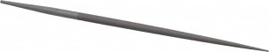 Grobet USA 6" Standard Precision Swiss Pattern Round File Double Cut, 4 Cut, 1/4" Width, with Tang 31.292 - 60112349