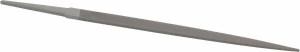 Grobet USA 6" Standard Precision Swiss Pattern Crochet File Double Cut, 2 Cut, 13/32" Width x 9/64" Thick, with Tang 31.051 - 60201324
