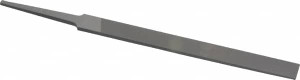 Grobet USA 4" Standard Precision Swiss Pattern Regular Pillar File Double Cut, 4 Cut, 3/8" Width x 1/8" Thick, with Tang 31.241 - 60210143