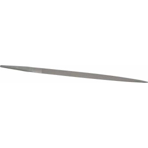 Grobet USA 6" Standard Precision Swiss Pattern Pippin File Double Cut, 4 Cut, 25/64" Width x 9/64" Thick, with Tang 31.269 - 60211349