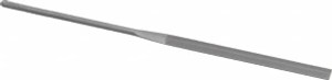 Grobet USA 5-1/2" Needle Precision Swiss Pattern Slitting File 2 Cut, 2-1/2" LOC, with Handle 31.605 - 60236122