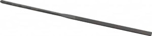 Nicholson 6-1/4" Needle Precision Swiss Pattern Equalling File 2 Cut, 3" LOC, with Handle T37982 - 60303872