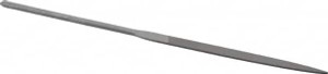 Nicholson 6-1/4" Needle Precision Swiss Pattern Flat File 4 Cut, 3" LOC, with Handle 37849 - 60303971