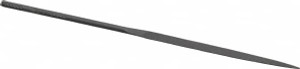 Nicholson 5-1/2" Needle Precision Swiss Pattern Half Round File 0 Cut, 2-1/2" LOC, with Handle T37444 - 60304011
