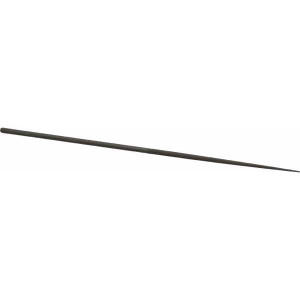 Nicholson 6-1/4" Needle Precision Swiss Pattern Round File 0 Cut, 3" LOC, with Handle 37779 - 60304425