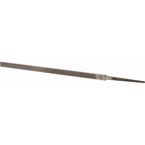 Nicholson 6" Standard Precision Swiss Pattern Narrow Pillar File Double Cut, 2 Cut, with Tang 40260N - 97104715