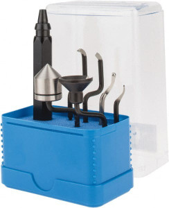 Noga 7 Piece High Speed Steel Hand Deburring Tool Set Blade Type S100, S150, RD16.5, EX18, O-Ring, TC, SP1007 - 67294520