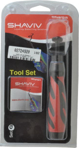 Shaviv 4 Piece High Speed Steel Hand Deburring Tool Set Blade Type G10, Holder Type G, For Slot/Keyway 155-90074 - 02724920