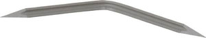 Value Collection Bi-Directional High Speed Steel Deburring Scraper Blade Triangular Blade Cross Section, Use on Cross Hole Surfaces, Reversible, Adjustable BT-45 - 05750450