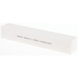 Norton 150 Grit Aluminum Oxide Square Dressing Stick 6 x 1 x 1, Very Fine Grade, Vitrified Bond 61463610453 - 95689139