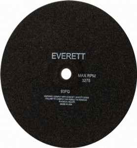 Everett Industries 14 x 1/8, 1" Hole Cutoff Wheel Reinforced, Use with Gas Powered Saws 93FG-14 WET - 09931130