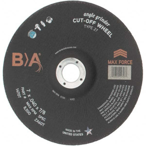 Value Collection 7 x 0.04, 7/8" Hole Aluminum Oxide Cutoff Wheel 8,500 Max RPM BD-KP10330 - 43589381