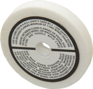 Grier Abrasive 80 Grit Aluminum Oxide Type 1 Internal Grinding Wheel 2-1/2" Diam x 3/8" Hole x 3/8" Thick, 12,987 Max RPM, Medium Grade, K Hardness, Vitrified Bond T1-2-1/2W31102 - 05899687