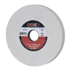 CGW Abrasives 7" Diam x 1-1/4" Hole x 1" Thick, K Hardness, 60 Grit Surface Grinding Wheel Aluminum Oxide, Type 5, Medium Grade, 3,760 Max RPM, Vitrified Bond, One-Side Recess 34653 - 01155878