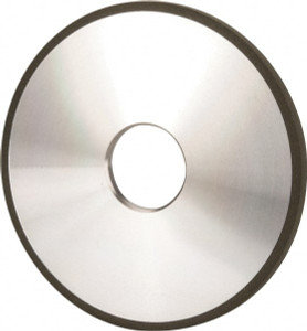 Made in USA 5" Diam x 1-1/4" Hole x 1/4" Thick, N Hardness, 220 Grit Surface Grinding Wheel Diamond, Type 1A1, Very Fine Grade 03571346 - 03571346