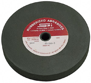 Made in USA 6" Diam x 1/2" Hole x 1/4" Thick, 240 Grit Surface Grinding Wheel Aluminum Oxide/Silicon Carbide Blend, Very Fine Grade, 3,600 Max RPM 603-XF SPI - 73151706