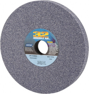 Norton 8" Diam x 1-1/4" Hole x 3/4" Thick, J Hardness, 60 Grit Surface Grinding Wheel Aluminum Oxide, Type 1, Medium Grade, 3,600 Max RPM, Vitrified Bond, No Recess 66253043657 - 05128426
