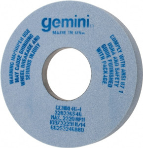 Norton 14" Diam x 5" Hole x 2" Thick, I Hardness, 46 Grit Surface Grinding Wheel Aluminum Oxide, Type 5, Coarse Grade, 2,320 Max RPM, One-Side Recess 66253246880 - 81162836