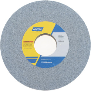 Norton 12" Diam x 3" Hole x 1" Thick, H Hardness, 46 Grit Surface Grinding Wheel Ceramic, Type 1, Coarse Grade, 2,070 Max RPM, Vitrified Bond, No Recess 66253262488 - 90882325