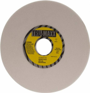 Tru-Maxx 7" Diam x 1-1/4" Hole x 1/4" Thick, H Hardness, 80 Grit Surface Grinding Wheel Aluminum Oxide, Type 1, Medium Grade, 3,600 Max RPM, Vitrified Bond, No Recess 66253255592 - 06293575