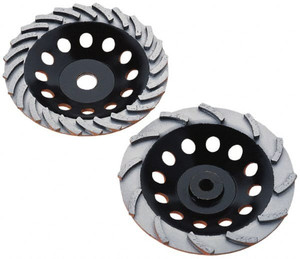 Core Cut 7" Diam, 7/8" Hole Size, 3/16" Overall Thickness, Spiral Cup Tool & Cutter Grinding Wheel Diamond, 8,725 RPM 18396 - 01399963