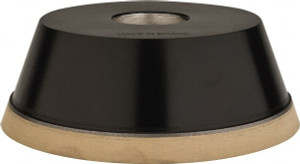 Darex 5" Diam, 1-1/4" Hole Size, 1-3/4" Overall Thickness, 320 Grit, Type 11 Tool & Cutter Grinding Wheel Very Fine Grade, Diamond PP08624GF - 95937330